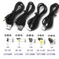 USB2.0 to DC Connector Plug Power Cord Cable